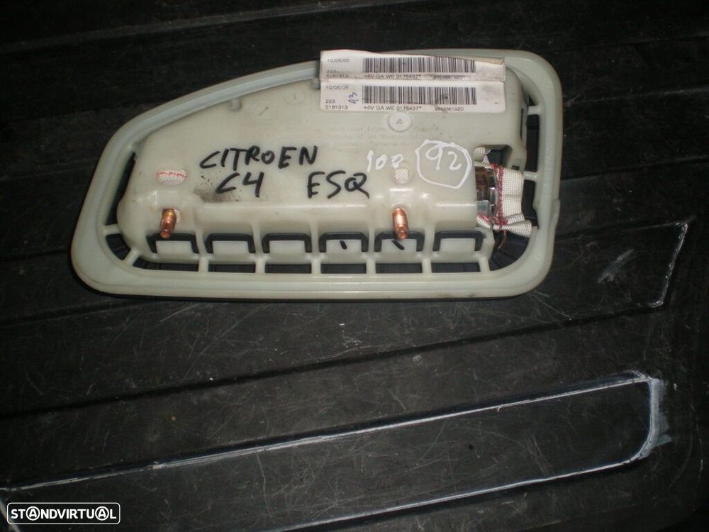 Airbag Banco 96536613ZD CITROEN C4 2005 ESQ - 2
