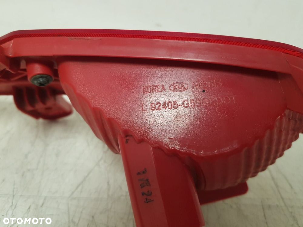 ORYGINALNA LEWA TYLNA  LAMPA W ZDERZAK KIA NIRO I 1 16-21 TYŁ 92405-G5000 LEWY TYL - 5