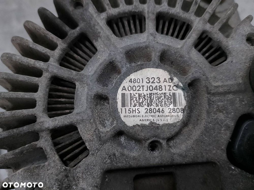 ALTERNATOR DODGE CALIBER 4801323AD A002TJ0481ZC 1.8 16V - 7