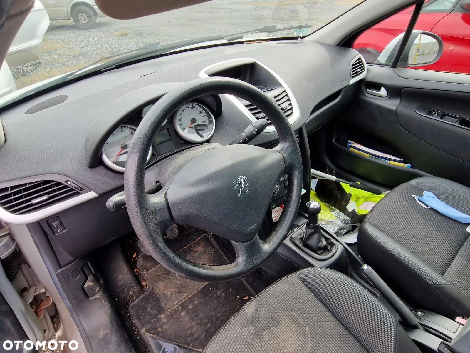 Peugeot 207 Deska Kokpit Konsola AIR BAG Pasy Poduszki - 2
