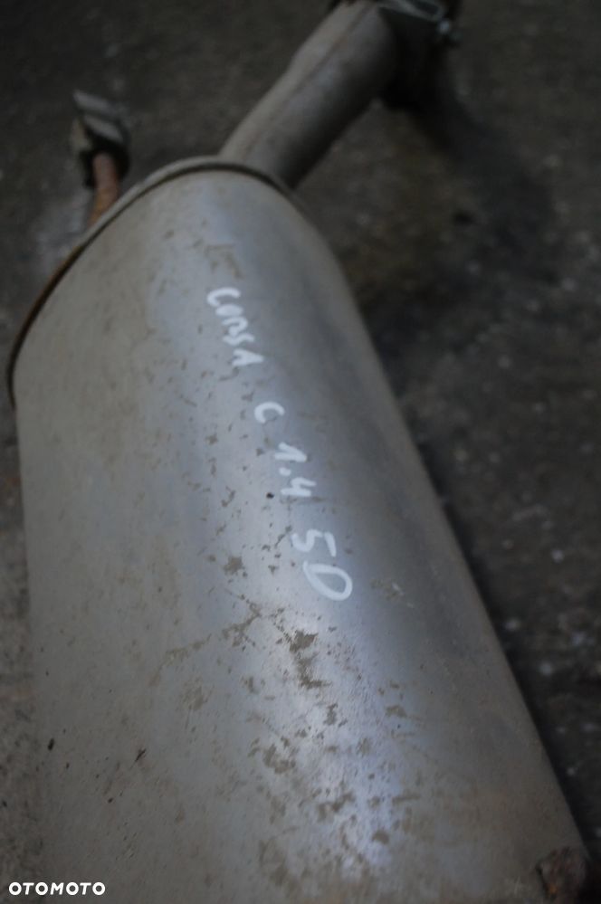 TŁUMIK KOŃCOWY + ŚRODKOWY OPEL CORSA C 1.8 1.6 1.4 5D - 10