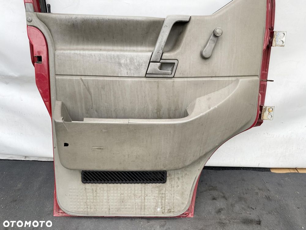 VW TRANSPORTER T4 96- DRZWI PRZEDNIE LEWE LEWY PRZÓD BORDO/CZERWONE ORYG. - 5