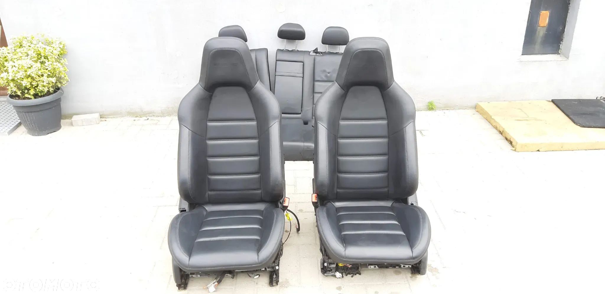 Fotele kanapa komplet Mercedes W204 C63 AMG 2008r 6.3b kombi - 1