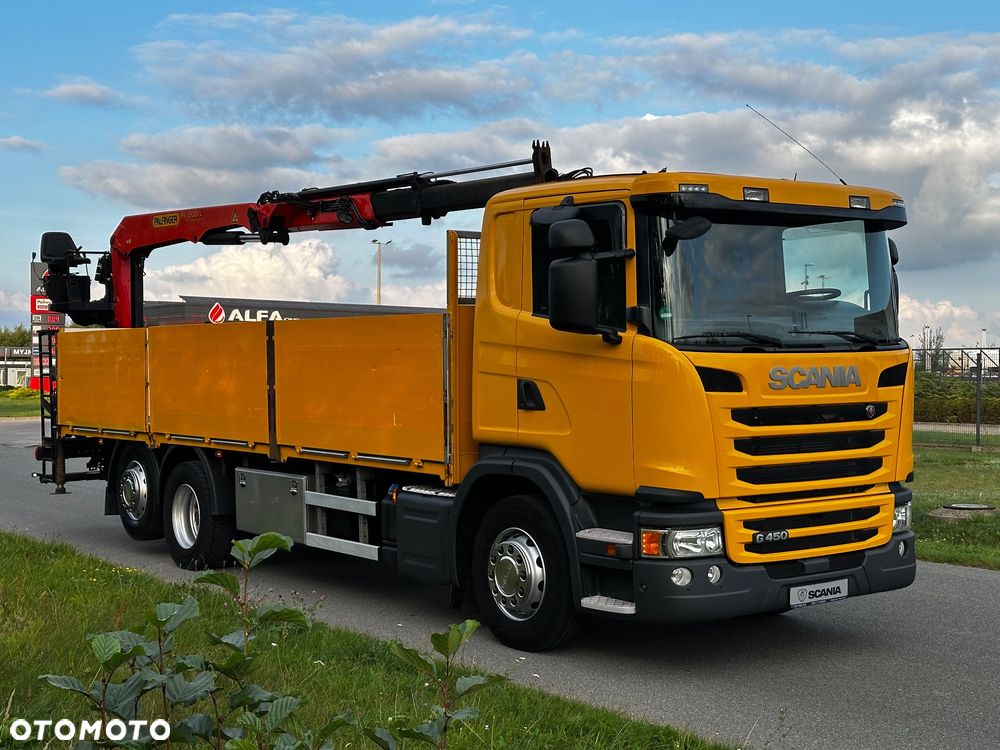 Scania G450 bez EGR 6x2 HDS dźwig Palfinger PK12001l Idealny Stan - 2