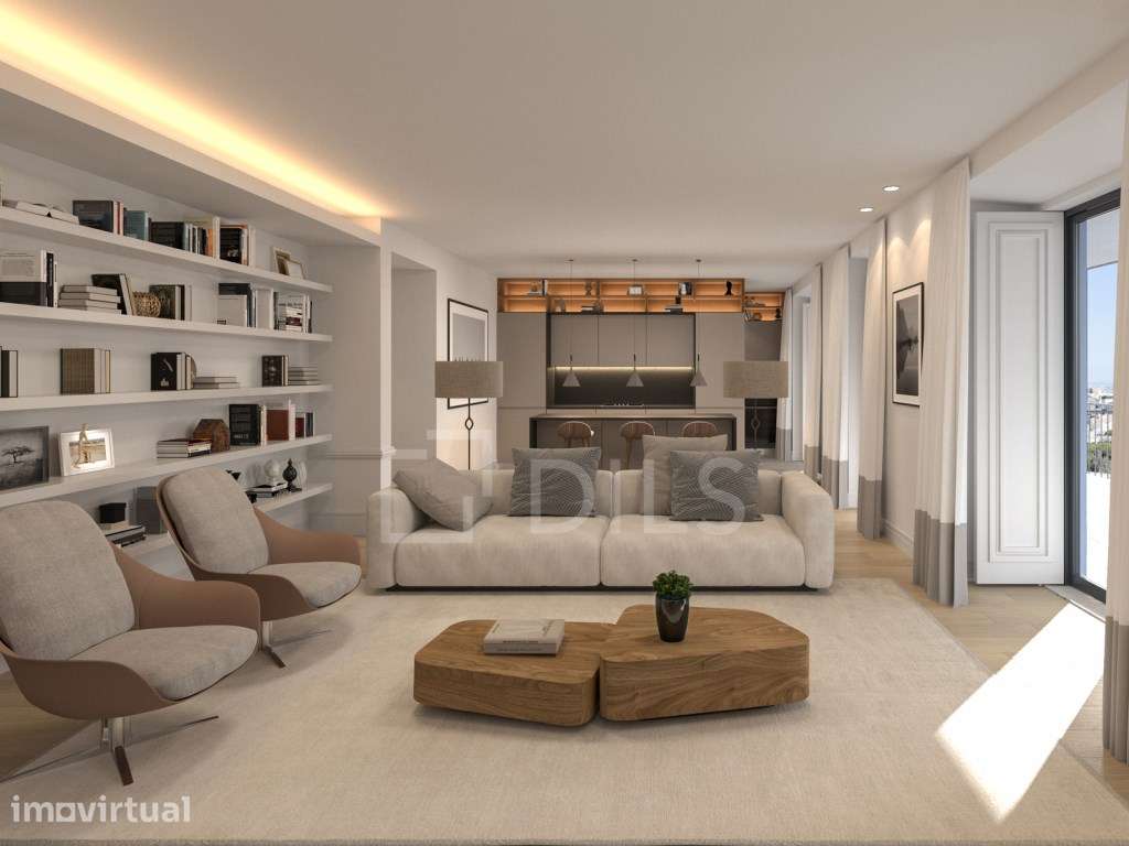 Apartamento T2 com varanda num novo empreendimento no Monte Estoril - Grande imagem: 5/38