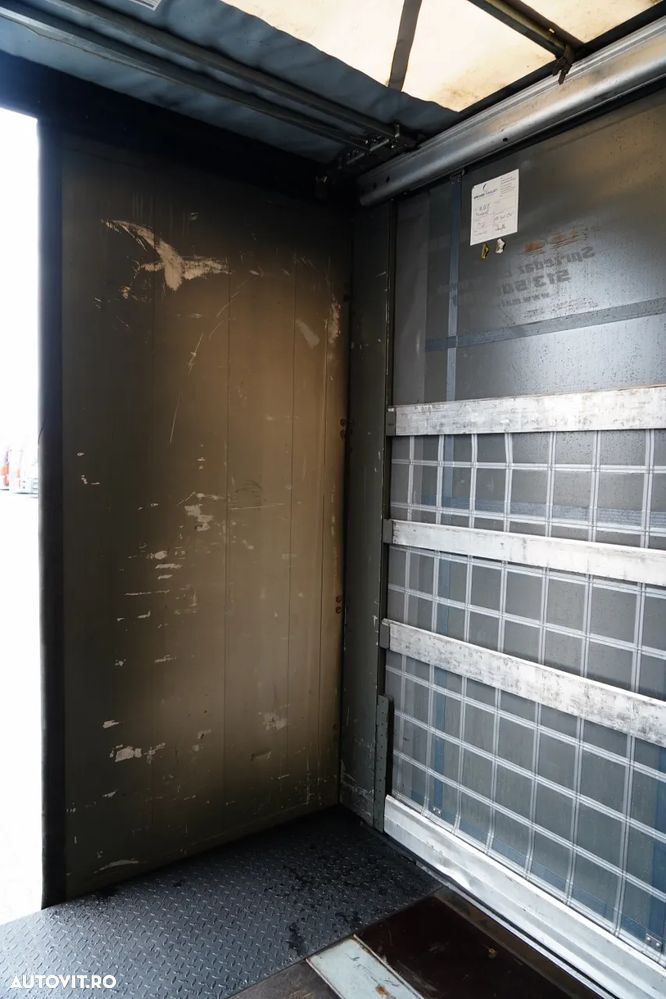 Kögel CORTINĂ / STANDARD / LIFT 2.000 kg / CONTENIER PENTRU PALEȚI / AXĂ RIDICATĂ / SAF - 21