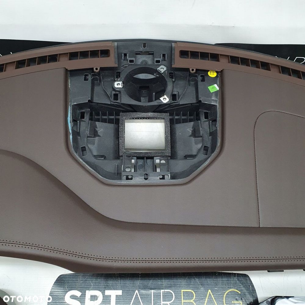 PORSCHE TARGA BRĄZ DESKA ROZDZIELCZA KONSOLA KOKPIT PULPIT PODUSZKI AIRBAG AIR BAG PASY KIT SET - 4