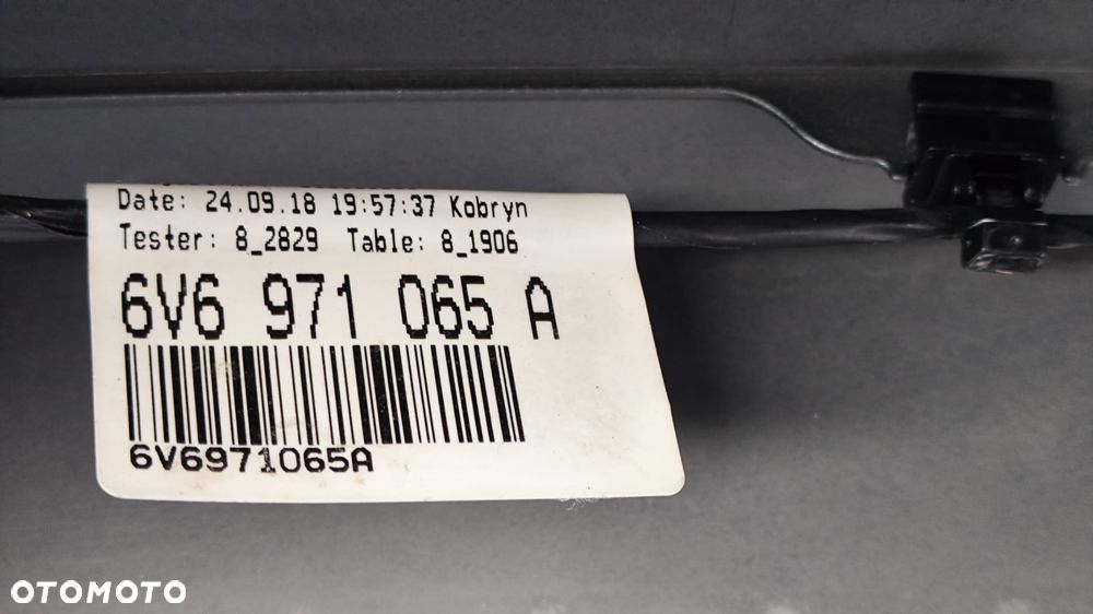 KLAPA KAMERA COFANIA ZDERZAK CZUJNIKI PDC PAS TYLNY WZMOCNIENIE BELKA LAMPA LEWY TYŁ KOMPLETNY ZESTAW DUPA ORYGINALNY LAKIER LF7Y SKODA FABIA III 3 6V LIFT HB 5D - 11