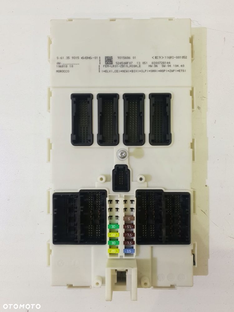 BMW F20 F21 MODUŁ STEROWNIK FEM 9315686 - 1