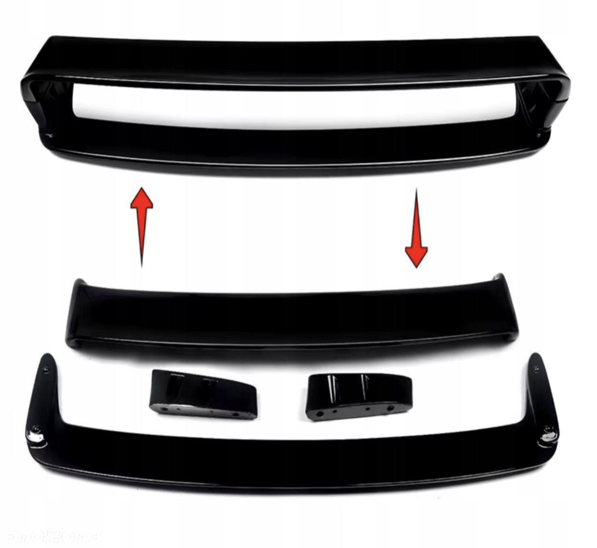 BMW E39 Lotka Spoiler Dokładka GT Class Duża Czarny Połysk - 8