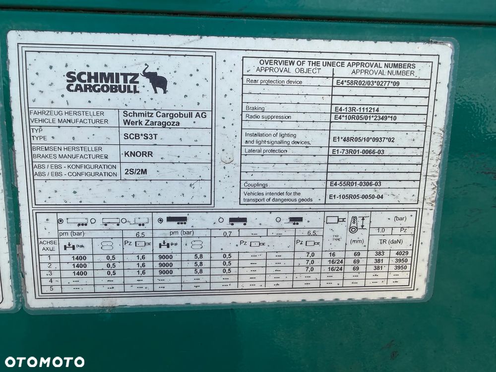 Schmitz Cargobull SCB - 9