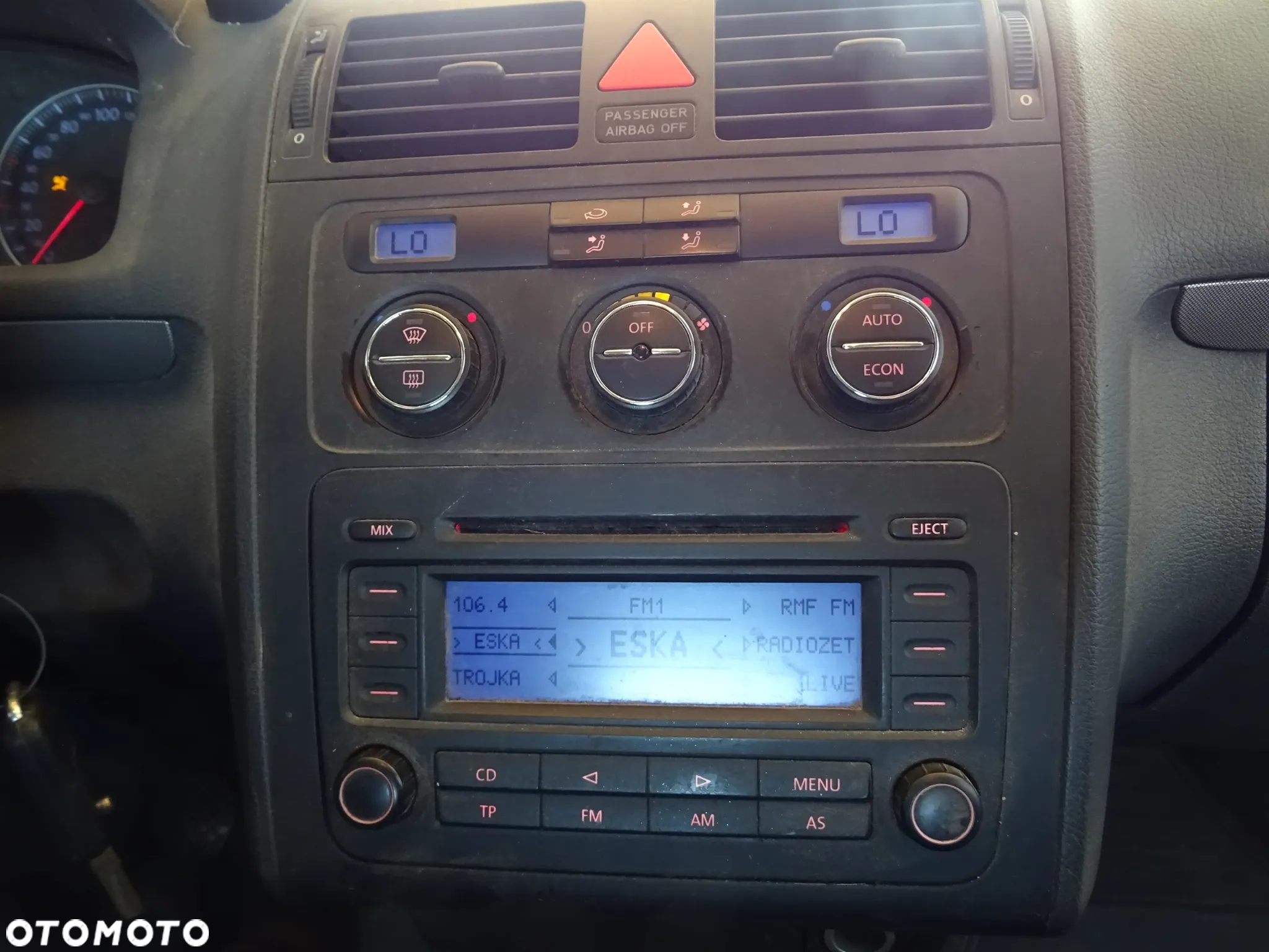 RADIO ODTWARZACZ RCD300 VW TOURAN CADDY GOLF PASSAT ZMIENIARKA - 13