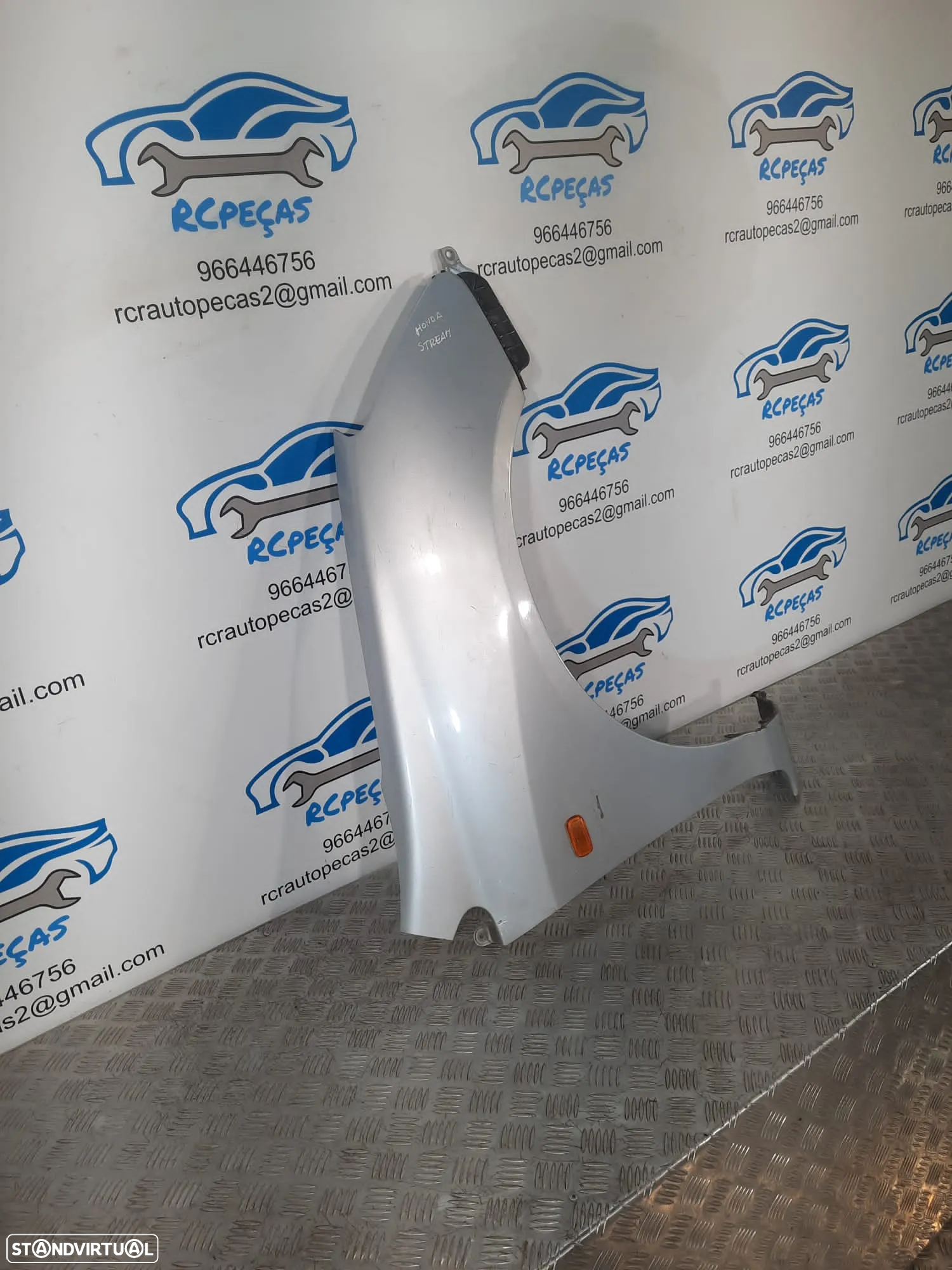 GUARDA LAMAS FRENTE FRONTAL DIREITO ESQUERDO HONDA CIVIC VII 7 MK7 GUARDA-LAMAS GUARDALAMAS ORIGINAL - 8