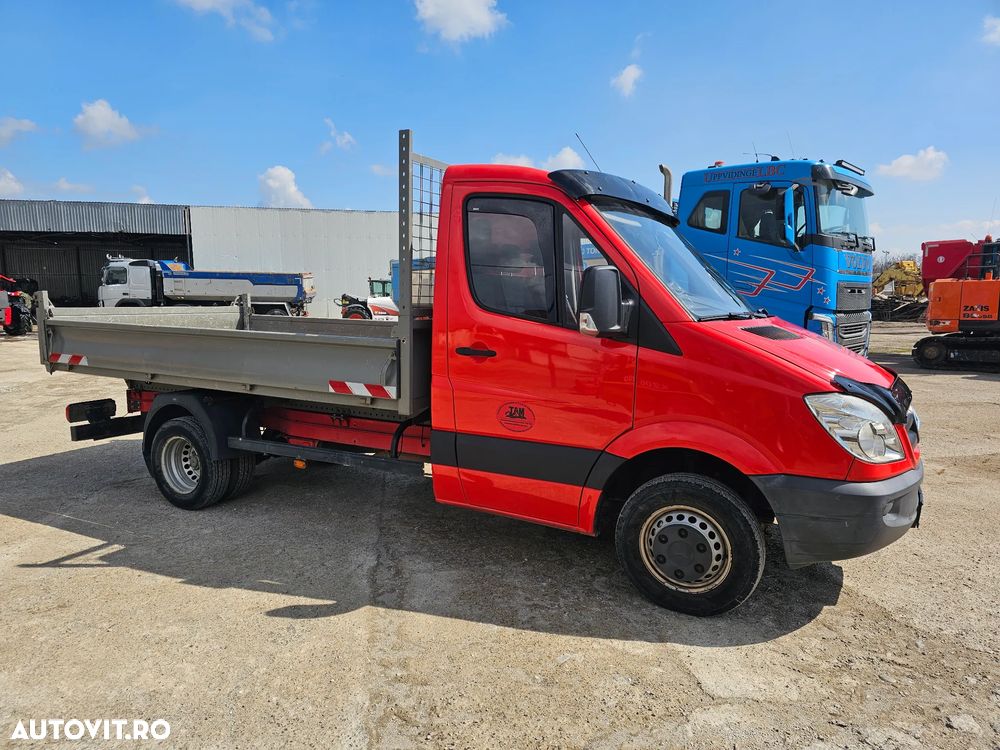 Mercedes-Benz Sprinter 513 CDI , bena basculabila , detarat , recent adus basculabil - 16