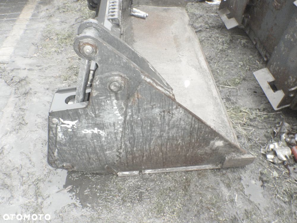 Łyżka hydrauliczna szczęka krokodyl szufla spych oryginał bobcat 4w1 volvo jcb cat deutz jak NOWA nie powybijana - 8