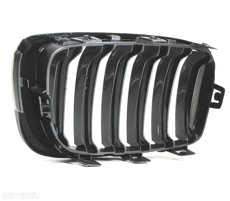GRELHA FRONTAL BMW F32 F33 F36 F82 F83 13-18 LOOK M4 PRETO BRILHANTE - 2