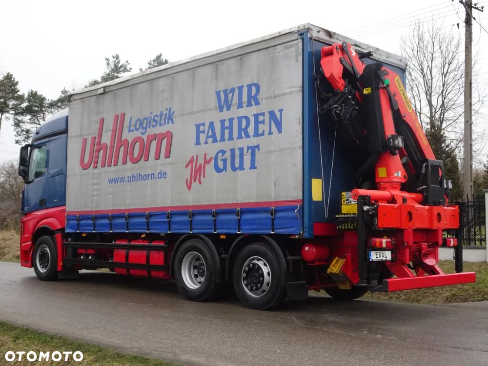 Mercedes-Benz Actros 2542 MP4 EURO 6 HDS Palfinger PK 18002 JIB firanka sprowadzony z Niemiec stan idealny zestaw z przyczepa - 5