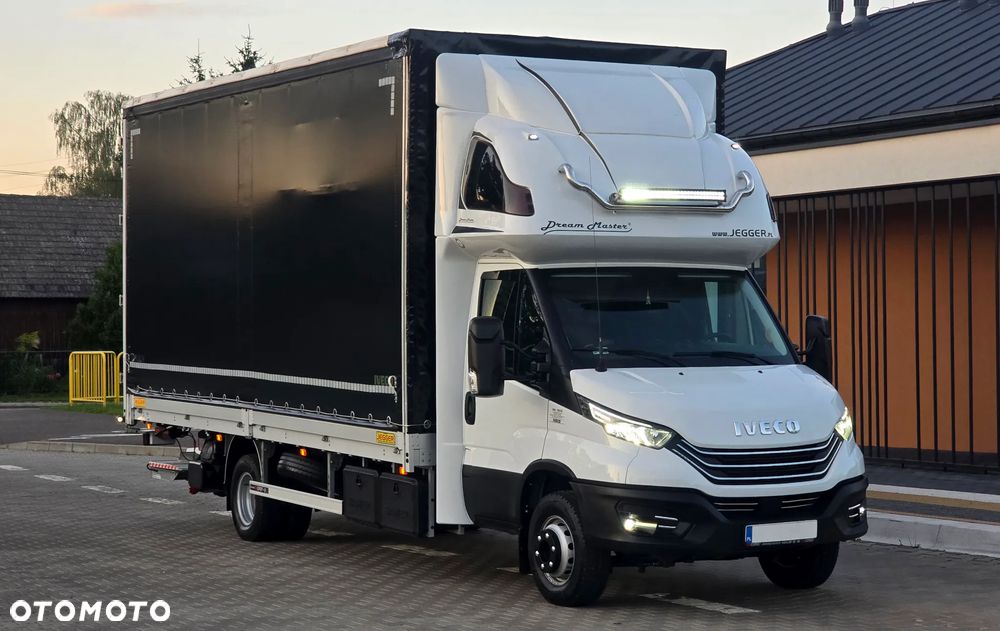Iveco DAILY 72C18 ❗️BURTO-FIRANKA 15 PALET / DACH ZSUWANY / MAŁY PRZEBIEG / WINDA DHOLLANDIA 1000KG SLIDER / ZABUDOWA JEGGER / KABINA SYPIALNIANA / PODUSZKI PNEUMATYCZNE / XENON / FUL LED / NAVI + KAMERA COFANIA / DRZWI Z TYŁU / WEBASTO / SERWIS ASO / SALON POLSKA / NIESTPOTYKANY STAN ❗️❗️ - 14