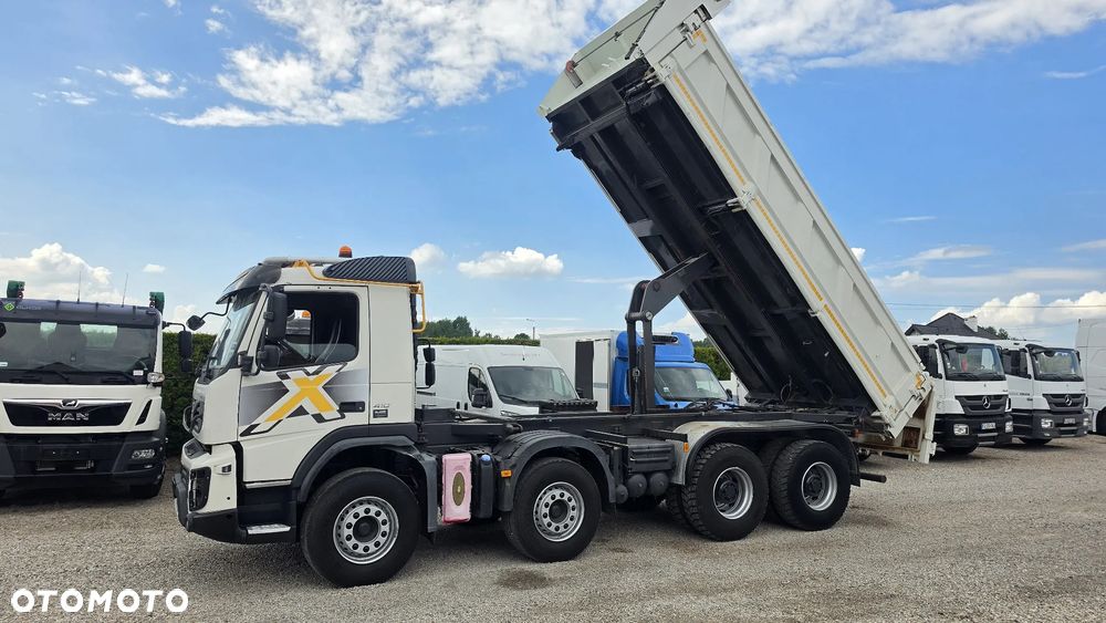 Volvo Fmx 410 8x4 Kiper Hydroburta Wywrot Nowe Opony - 4