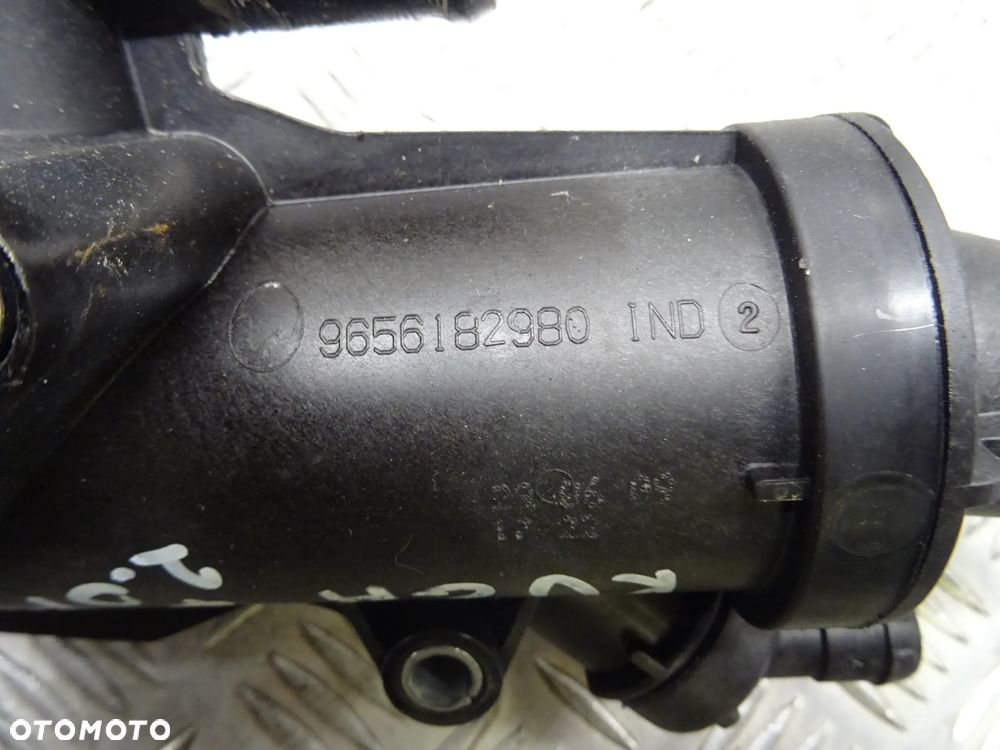 FORD KUGA MK1 08-13 2.0 TDCI 140KM OBUDOWA TERMOSTATU 9656182980 - 3