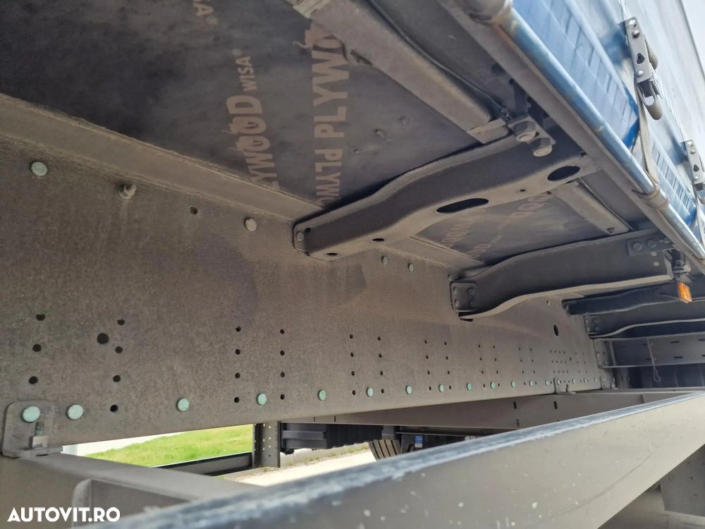Schmitz Cargobull SCB S3T+STIVUITOR detasabil HIAB 2,5tone, 2018, AXA VIRATOARE, 13,6m lungime, usi spate, deschideri laterale, Anv 80% bune, rulata doar in Germania, posibilitate leasing 4 ani, SUPER PRET semiremorca+stivuitor-20.900 EUR+Tva - 23