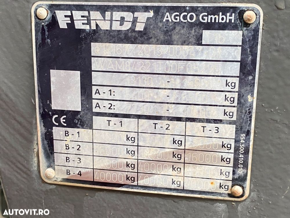 Fendt 828 Vario Profi Plus Tractor Agricol - 6