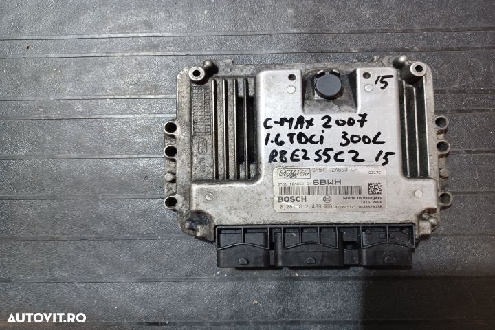 Calculator motor ECU 6M51-12A650-CH 0281012489 - 1.6 TDCI 6M51-12A650 - 1