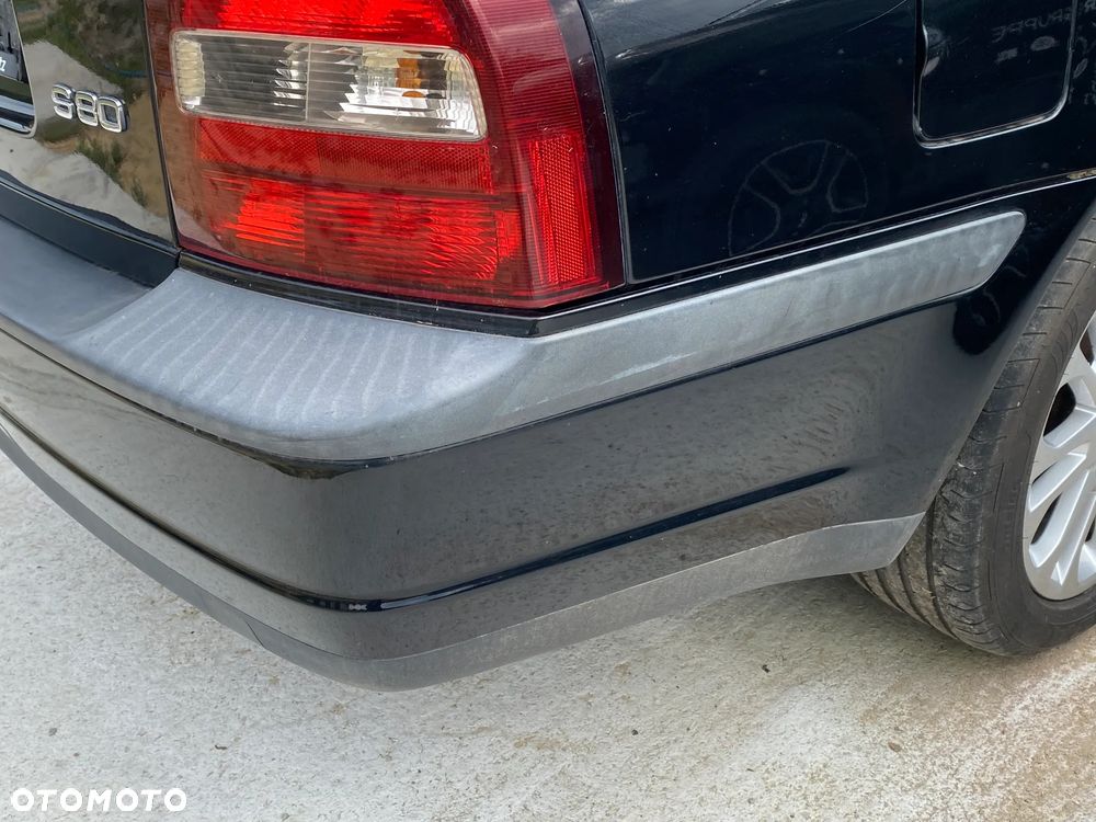 VOLVO S80 I 2.0T Zderzak tył tylny CZARNY 019-26 SEDAN - 5