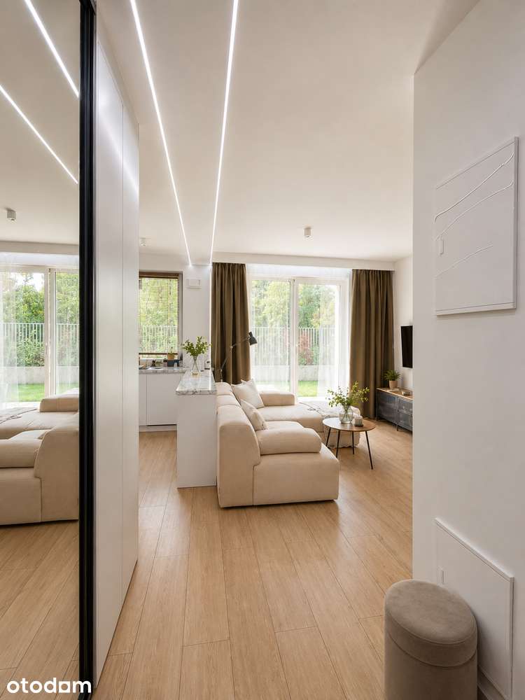Mieszkanie 62 m² z ogrodem 80 m² – Wola | Parking podziemny