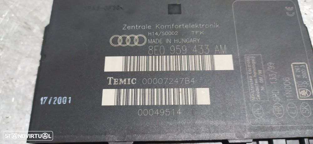 MODULO ELECTRONICO AUDI A4 2002 - 1