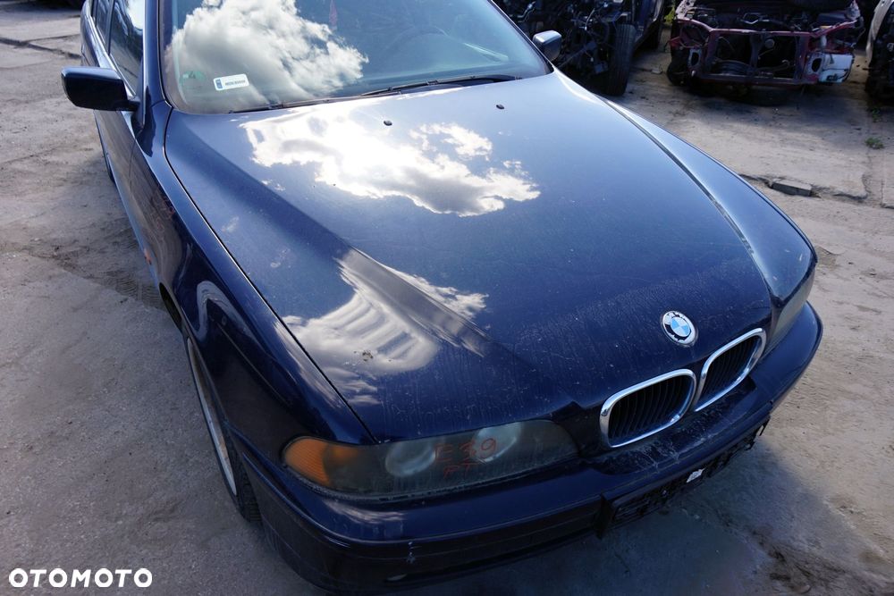 MASKA ZDERZAK BŁOTNIKI LAMPY 5 E39 263  BMW 1995-2000 GRANATOWY PRZÓD KOMPLETNY - 4