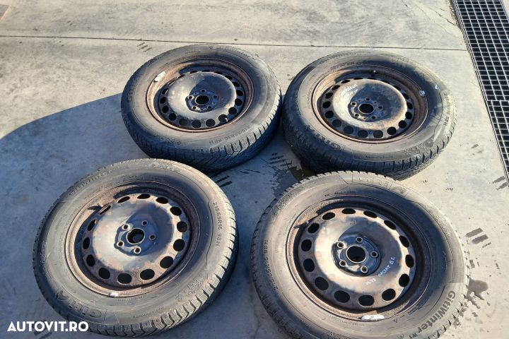 Jante aliaj cu anvelope 16 - set 7N0601027B 61/2JX16H2 ET33 215/65 R1 - 1