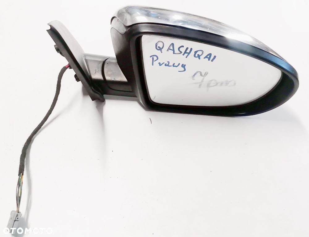 NISSAN QASHQAI I J10 06r LUSTERKO PRAWE EUROPA 7PINÓW - 2