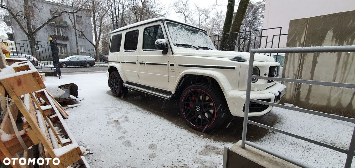 4x Nowe Felgi 21 m.in. do MERCEDES Klasa G W460 W461 W463 AMG Czarne Czerwony Rant - FE115 (HE762) - 5