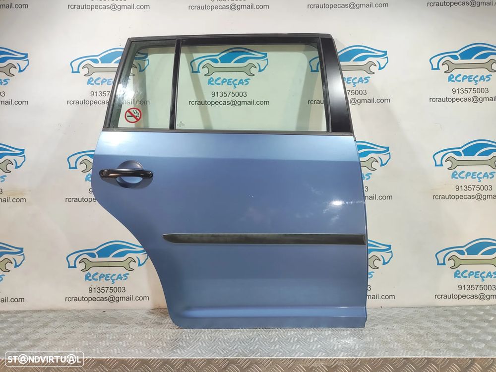 PORTA TRÁS TRASEIRA DIREITA VW VOLKSWAGEN TOURAN 2 II MK2 1T3 1T0833056S FECHO ELEVADOR MOTOR PUXADOR VIDRO - 4