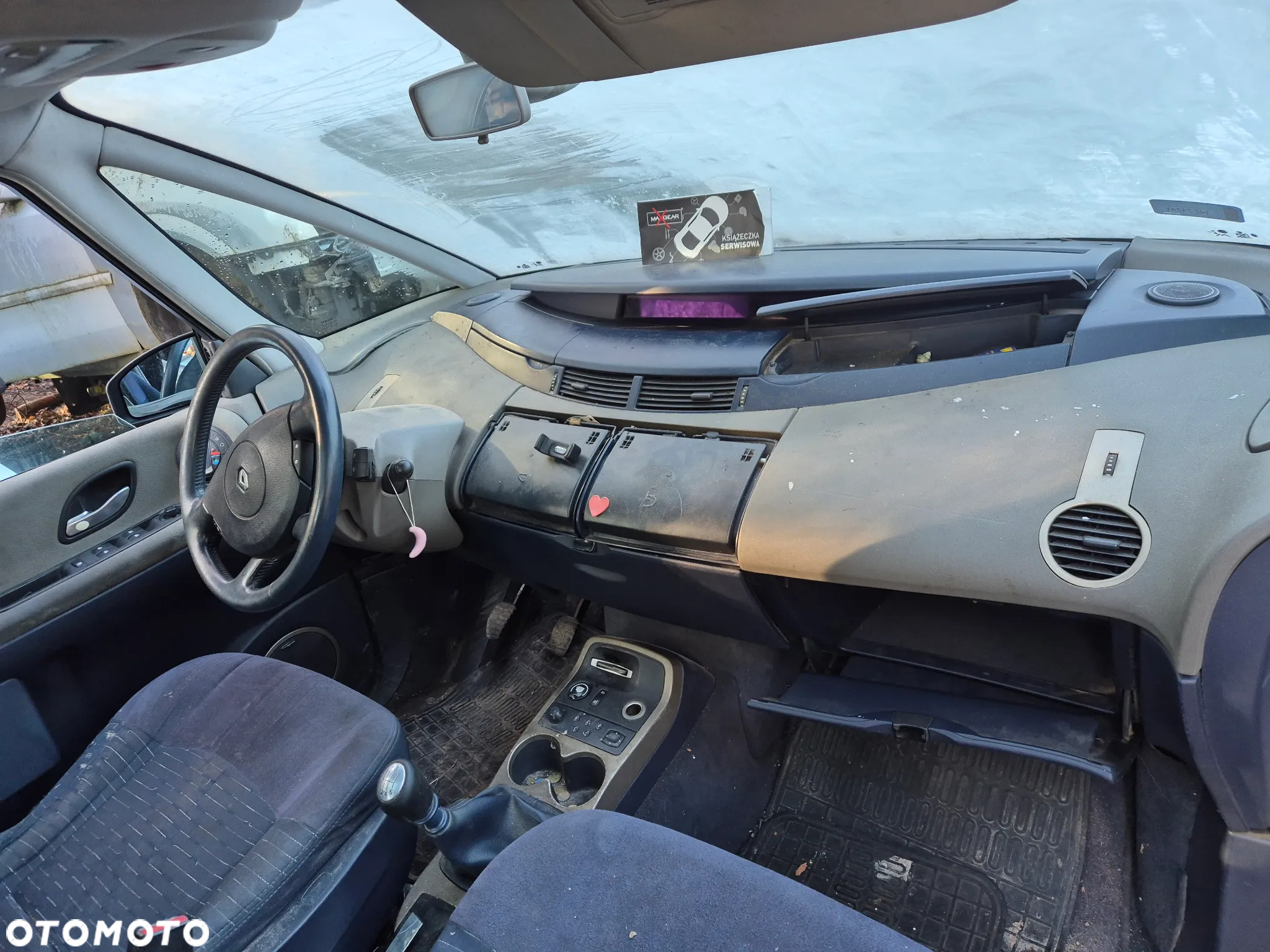 RENAULT ESPACE IV fotel fotele kanapa deska kokpit podsufitka boczek boczki klamka podłokietnik licznik prędkościomierz - 2