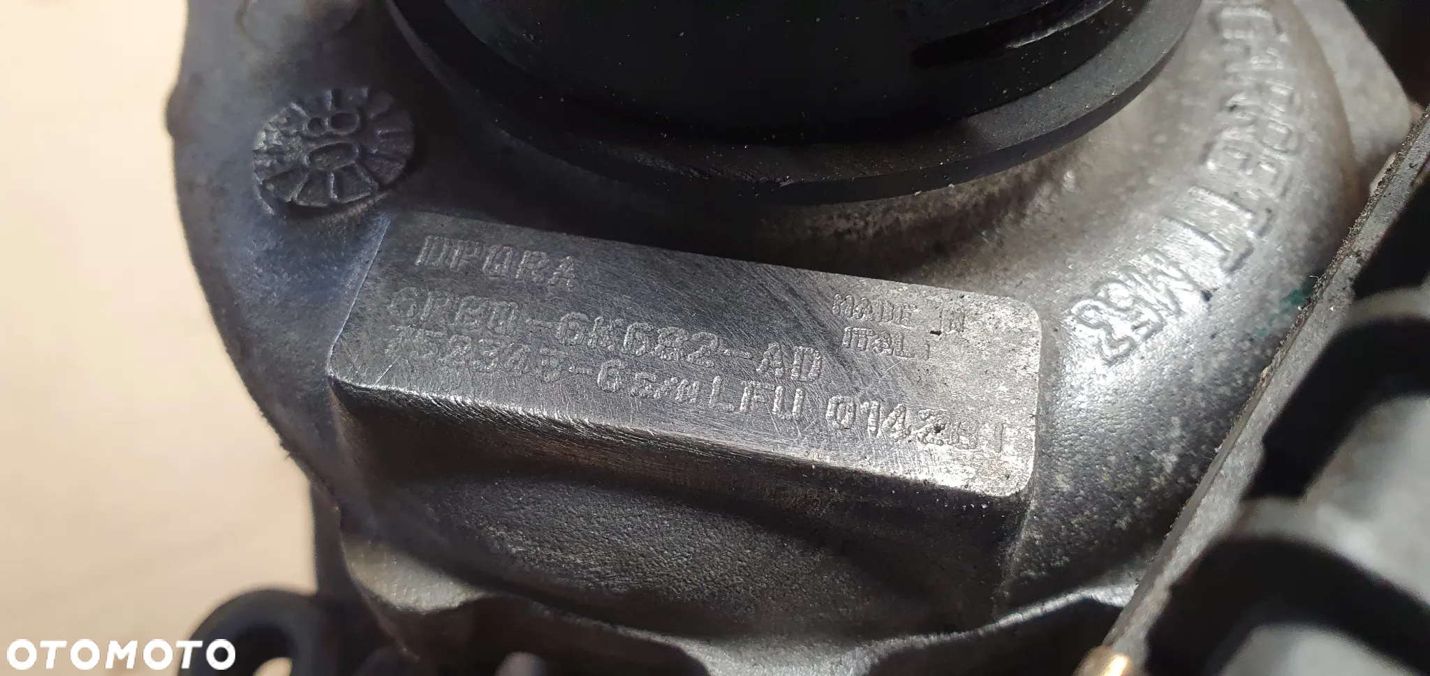 Turbina turbosprężarka turbo nastawnik kolektor Jaguar XF X250 2.7 TDV6 6R8Q-6K682-AD - 9