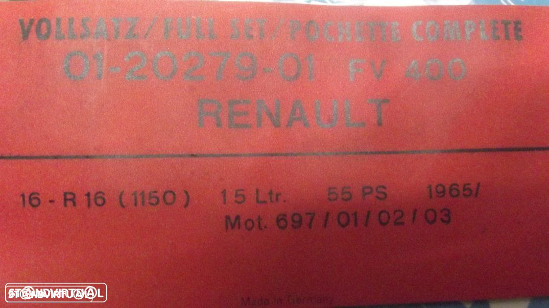 Renault 16 jogo de juntas - 2