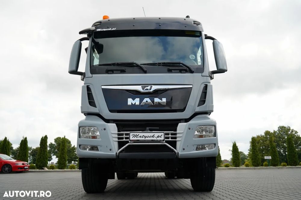 MAN TGS 33.360 / 6x4 / BASCULĂ + HDS HMF 1820 K-RC / extensie 10m / HIDRODECKER / GRAPPER / NAVI / MANUAL / IMPORTAT - - 3