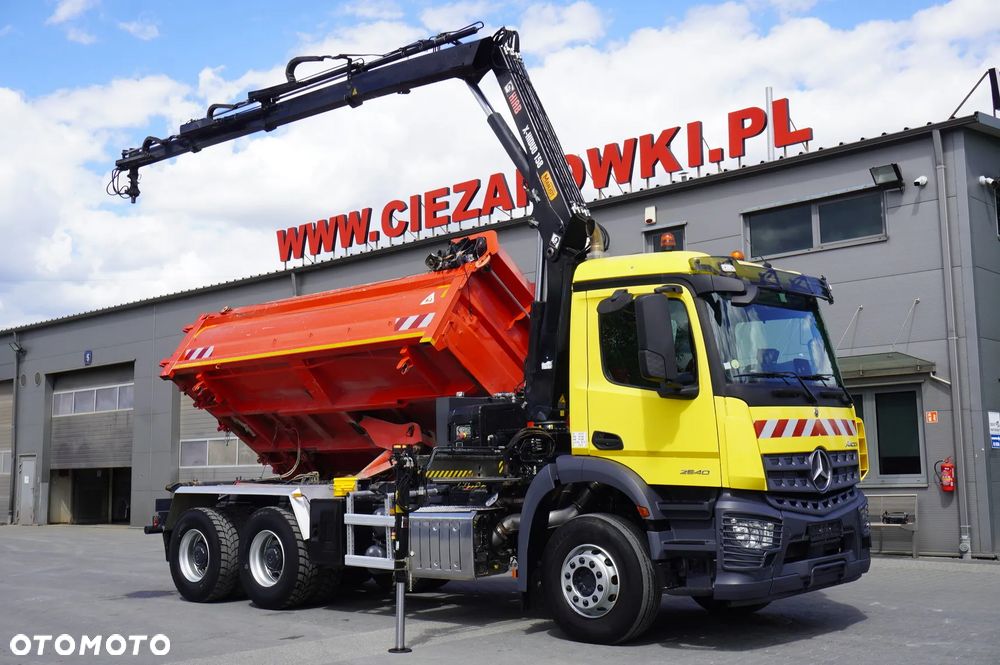 Mercedes-Benz Arocs 2640 6x4 / 100 tys. km! / HIAB X-Hiduo 158 / rotator / Wywrotka 2-stronna - 13