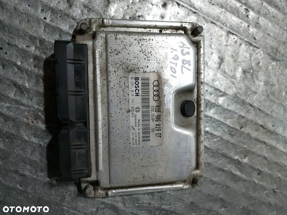 KOMPUTER, STEROWNIK AUDI A3 8L 1.9 TDI 038906019EF 0281010561 - 1