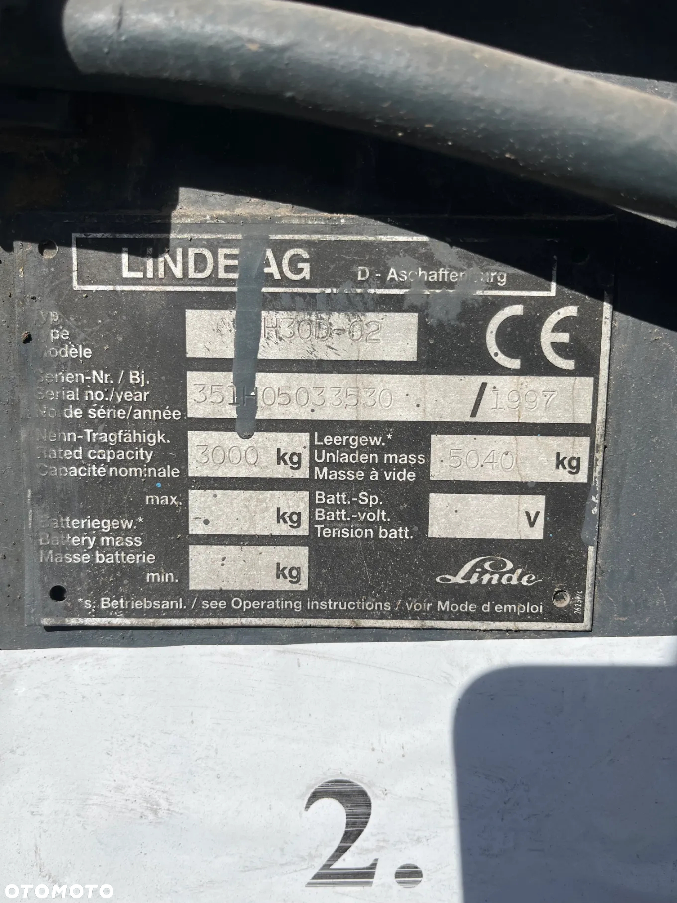 Linde h30 - 7