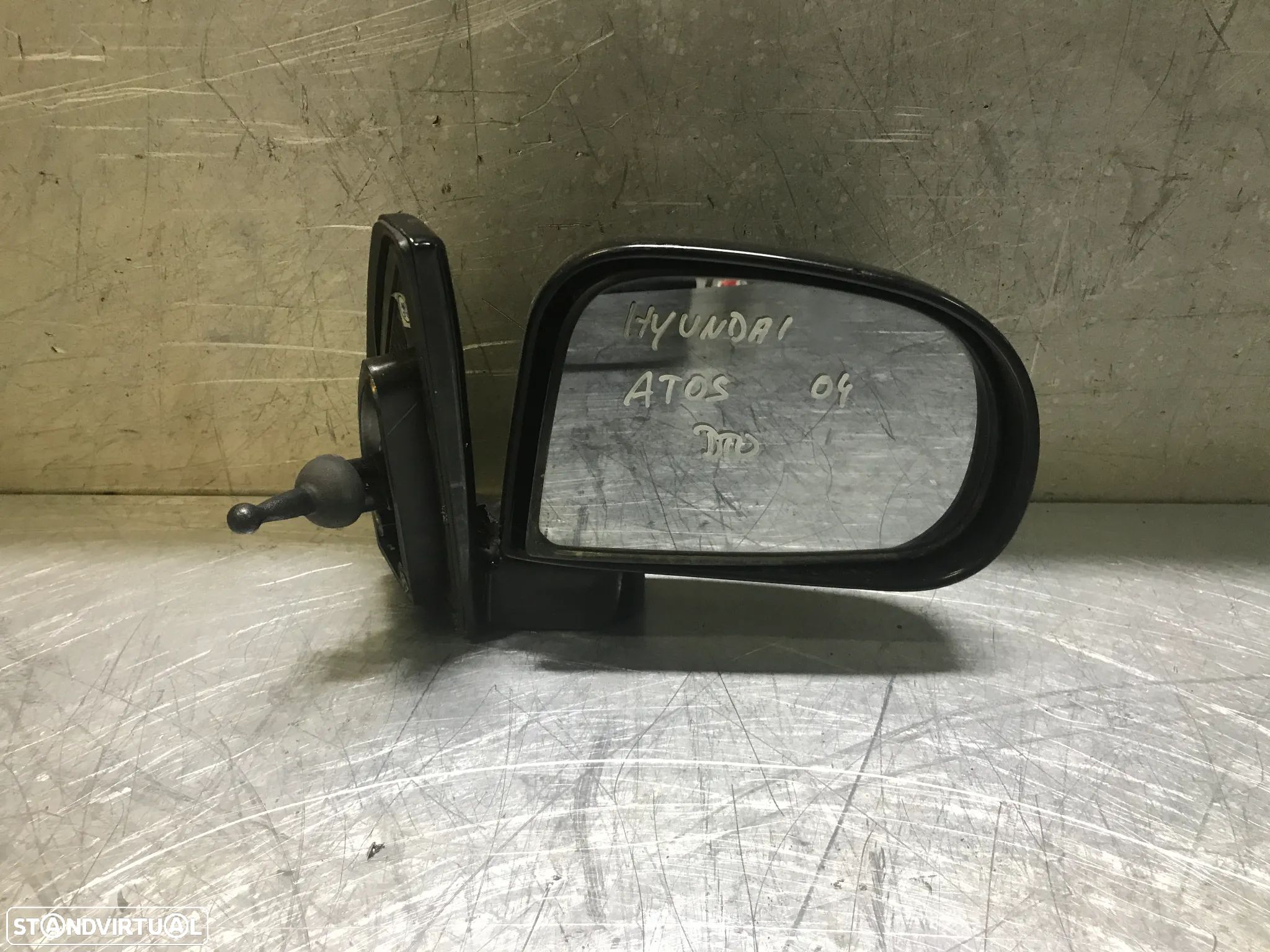 ESPELHO RETROVISOR MANUAL HYUNDAI ATOS 03-07 - DIREITO - 1