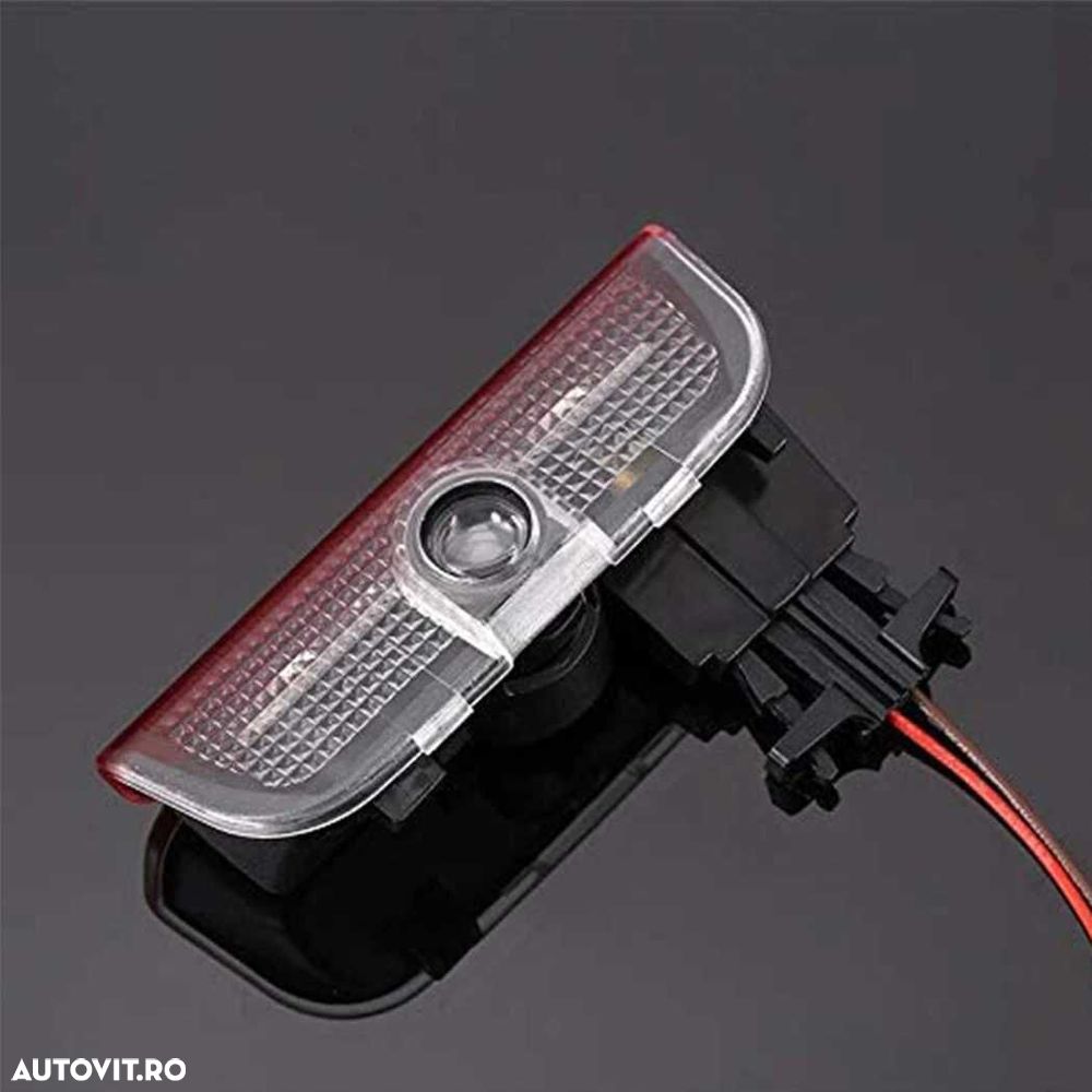 Set 2 lampi logo portiere VW Tiguan, Touareg, Golf 5, 6, 7, Jetta - 4