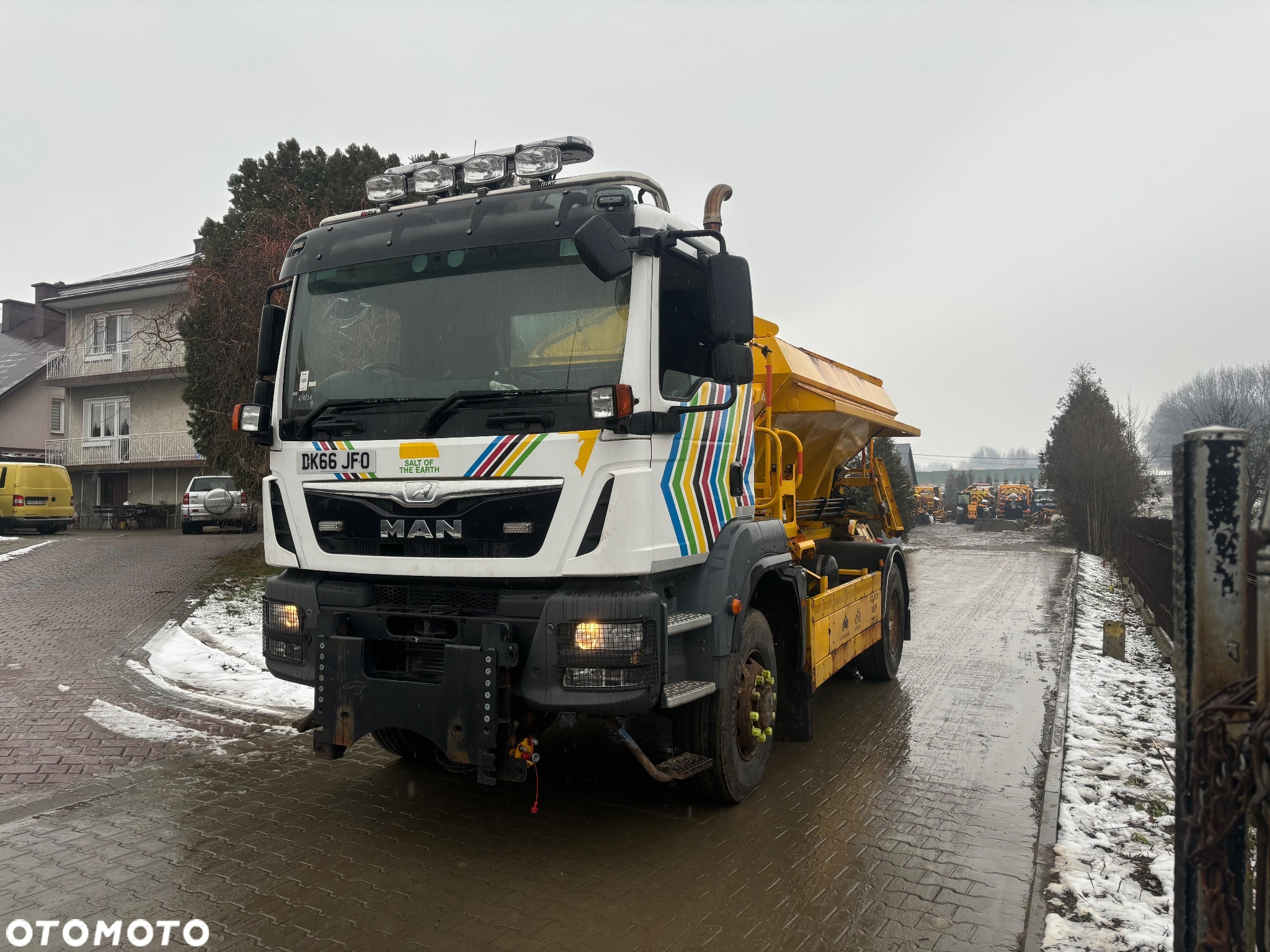 MAN TGM 18.290 4X4BB piaskarka solarka econ pług schmidt - 4