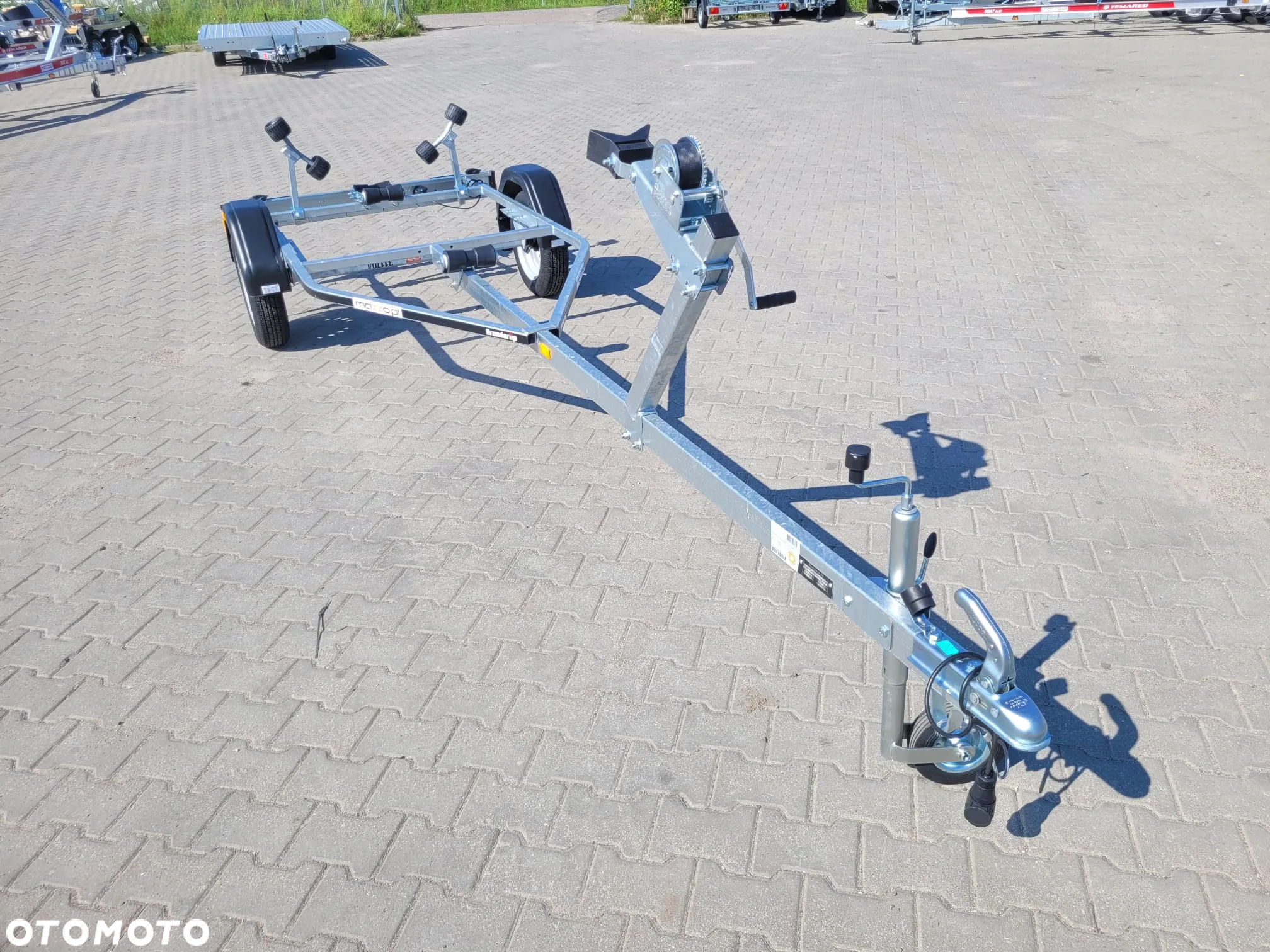 Brenderup DOSTAWA Przyczepa podłodziowa POD ŁÓDŹ DO 4,7m DMC 600 kg, rolki, wodoodporne łożyska - 8