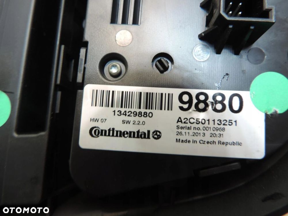 RADIO WYŚWIETLACZ OPEL MOKKA 95387525 PANEL 13429880 95363963 - 10