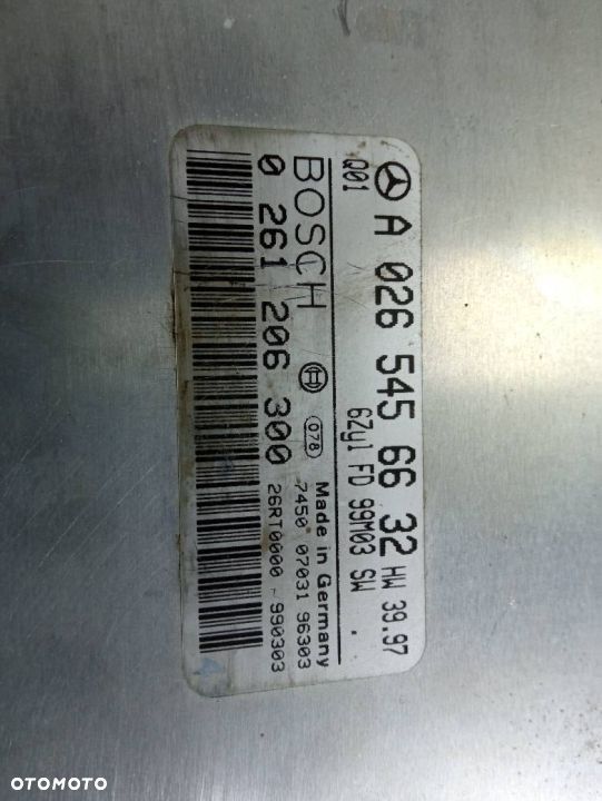 STEROWNIK SILNIKA MERCEDES W163 3.2 B 0261206300 - 3