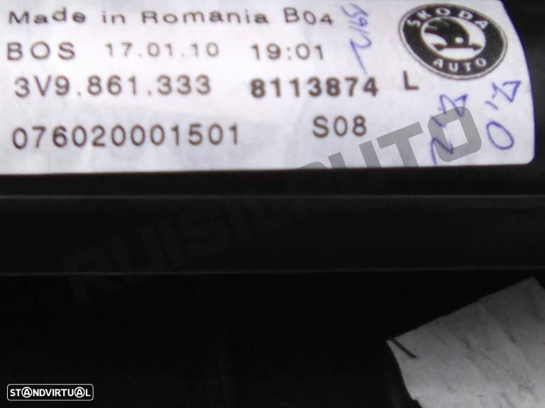 Forra Porta Trás Esquerda 3v986_7023e Skoda Octavia Iii Combi ( - 8