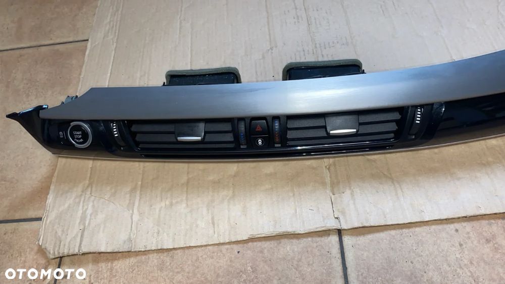 KRATKA ŚRODKOWA DEKOR KONSOLI LISTWA BMW X5 F15 X6 F16 925264810 927047208 - 4